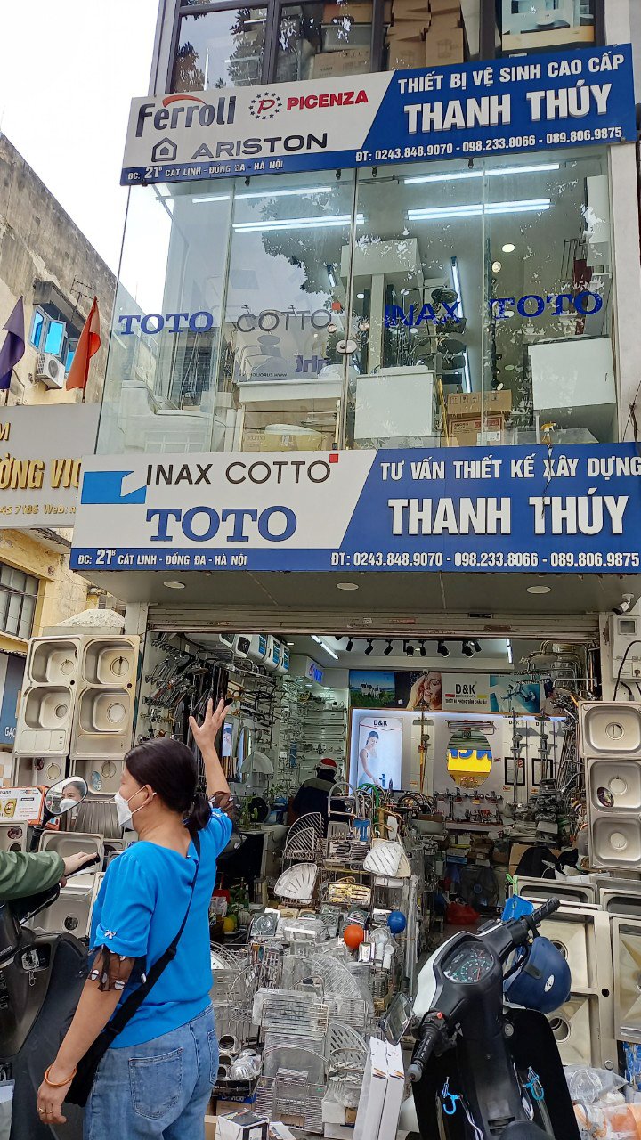 Cửa hàng Thanh Thúy bán thiết bị vệ sinh tại hà nội